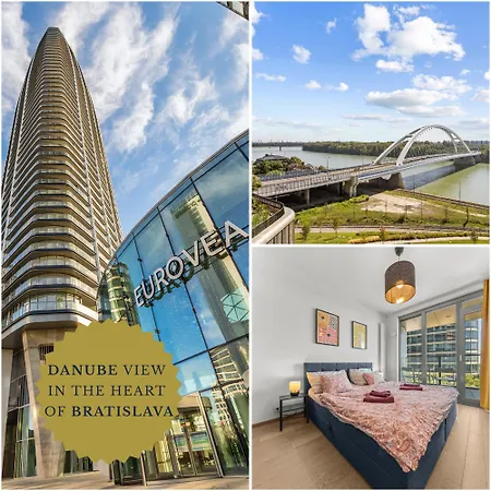 Ac Eurovea Tower With Balcony & Danube View Apartment